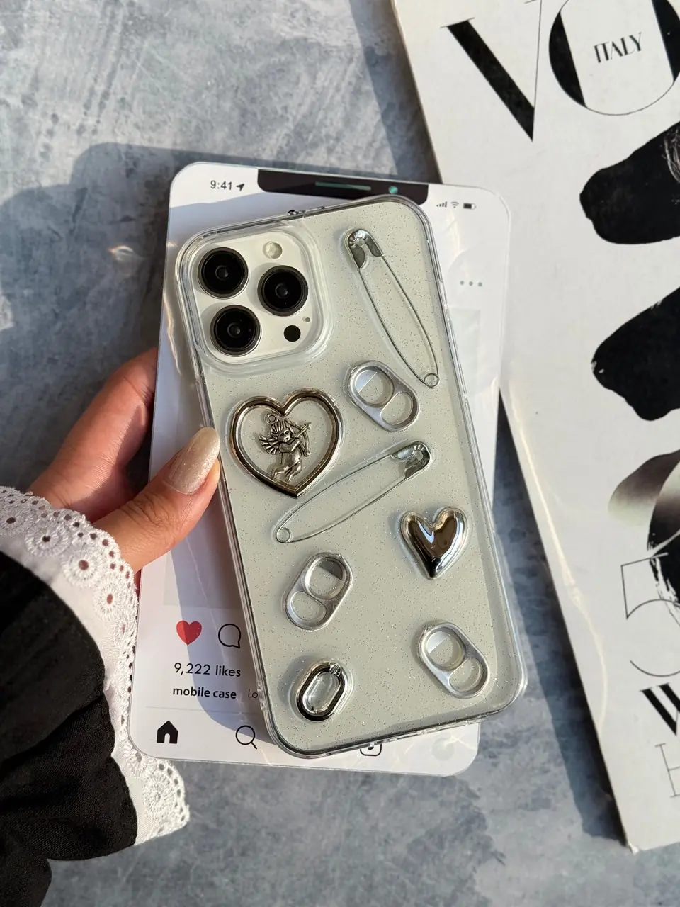 قاب سنجاق (کدC2178) - تصویر 2