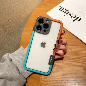 بند اپل واچ چرمی هرمس نارنجی با قفل طرح هرمس (کدw5075)