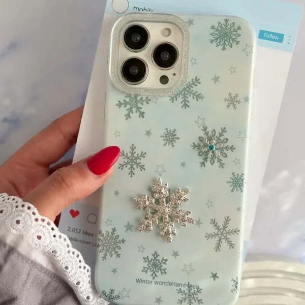 قاب برف و ستاره آیفون