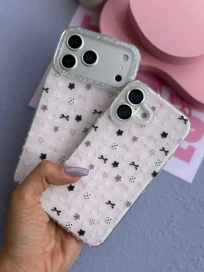 fae1ee قاب Kawaii Pink Star آیفون