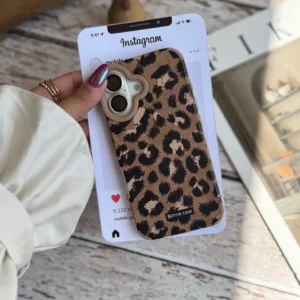 قاب پلنگی قهوه ای Bonne Case آیفون (کدC2054)