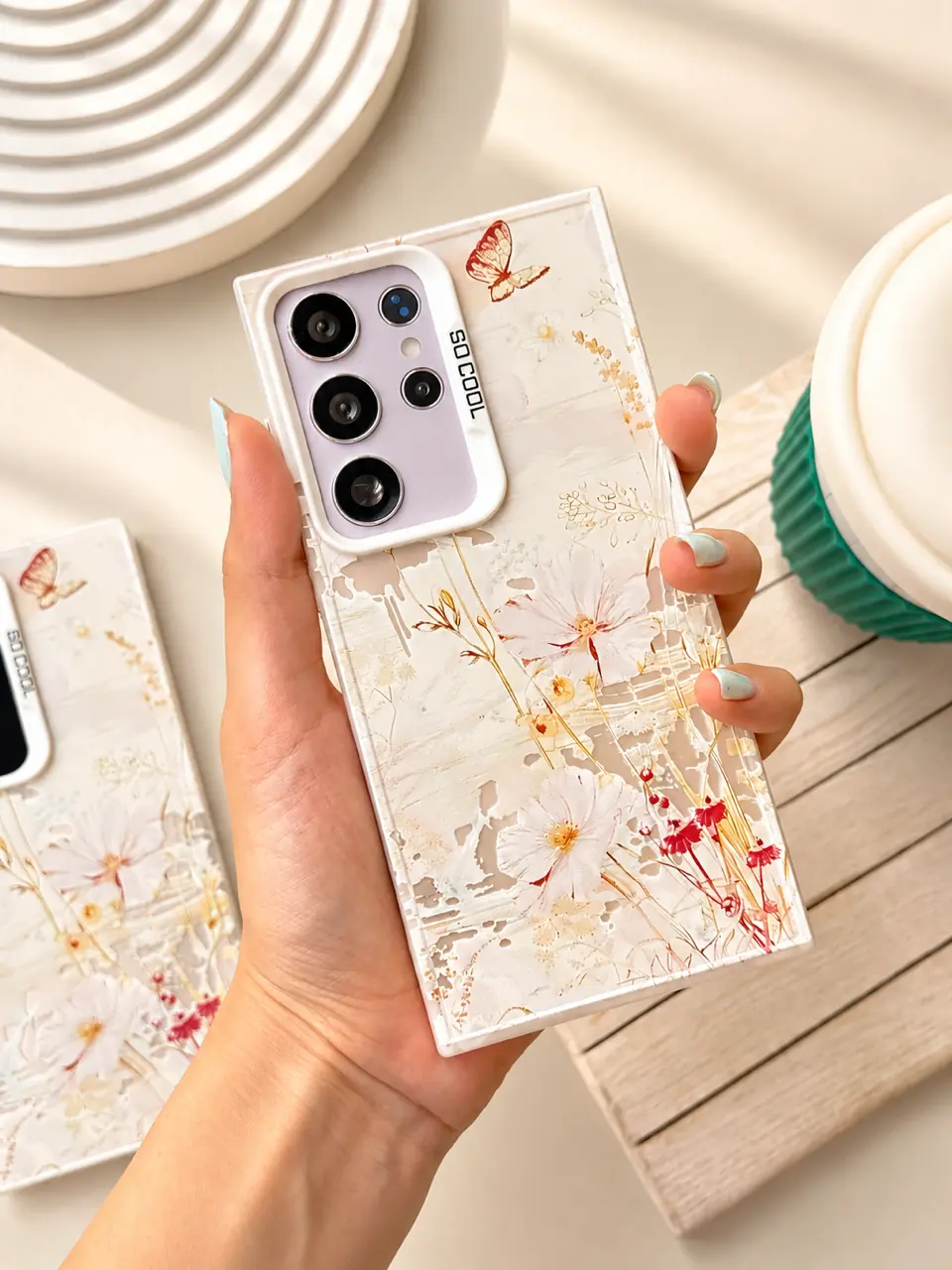 قاب SoCool Butterfly Bloom (کدC2248) - تصویر 8