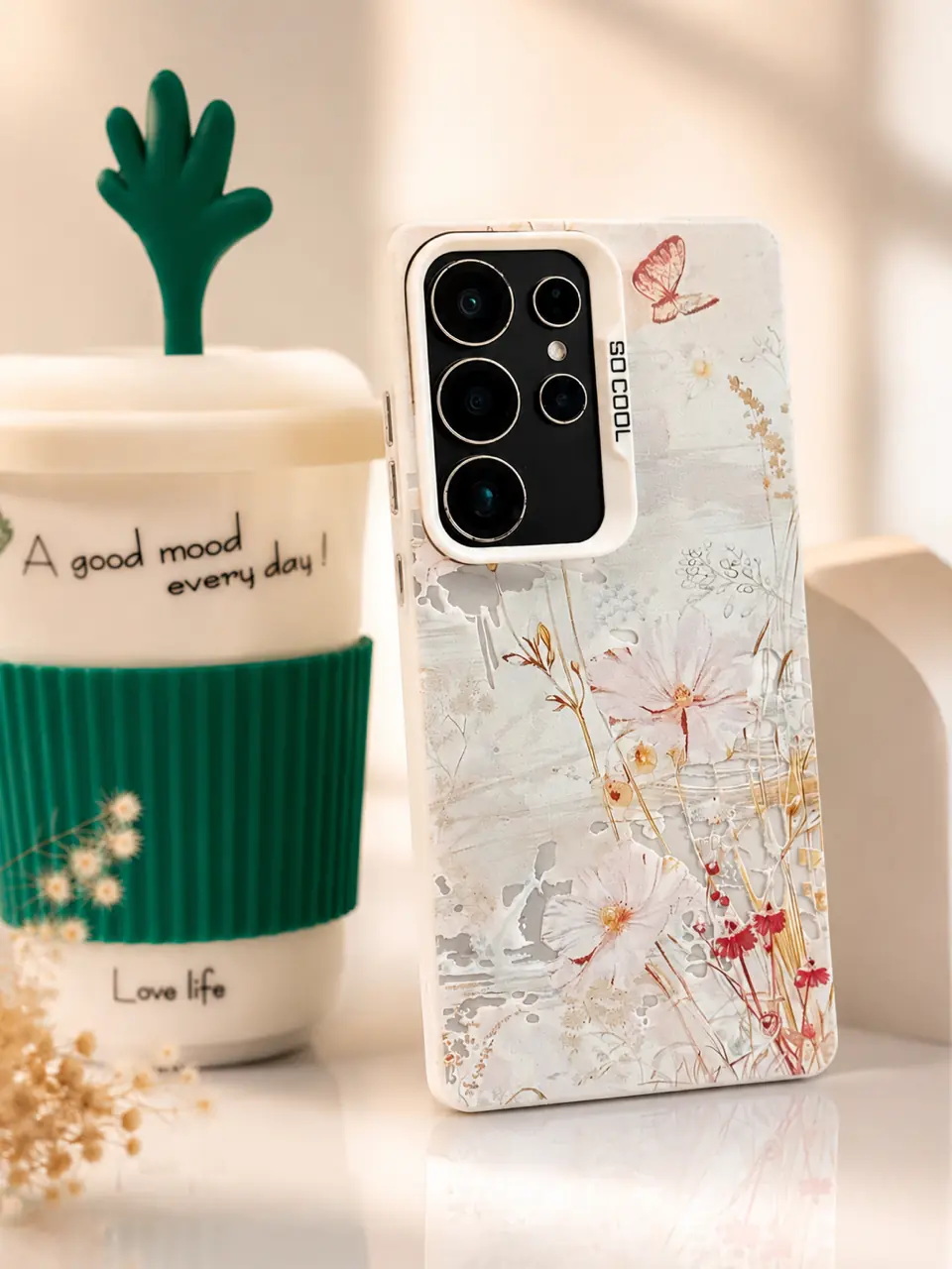 قاب SoCool Butterfly Bloom (کدC2248) - تصویر 14