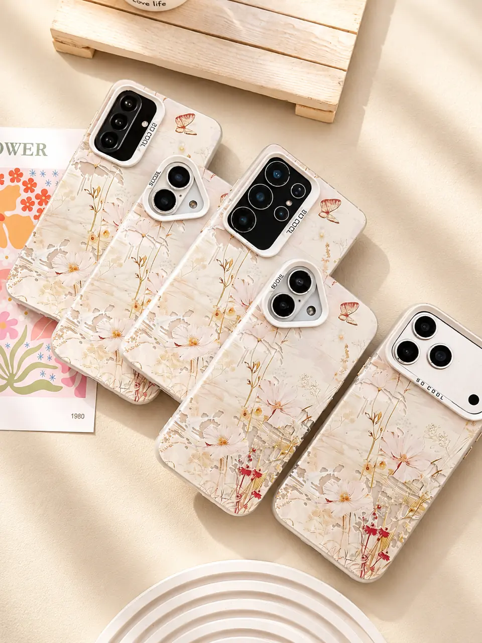 قاب SoCool Butterfly Bloom (کدC2248) - تصویر 15