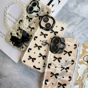 قاب Cute Bow Tie با آویز (کدC2074)