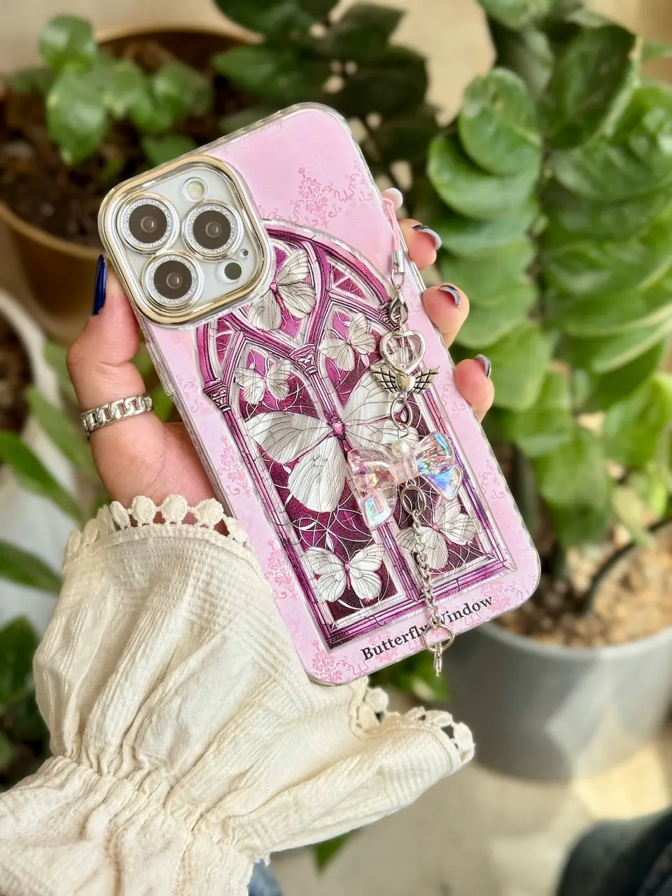 قاب Butterfly Window با آویز (کدC2034) - تصویر 5