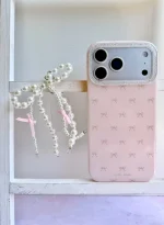 قاب Pink Bow پاپیون با آویز