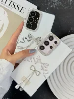 قاب پاپیون دور لنز نگین/شاین Lovely Power سامسونگ و شیائومی