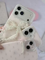 قاب Pink Bow پاپیون با آویز