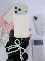 قاب Pink Bow پاپیون با آویز