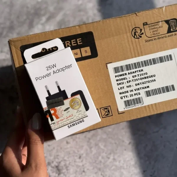 آداپتور 25 وات سامسونگ 2 پین EP-T2510 با گارانتی مادام العمر